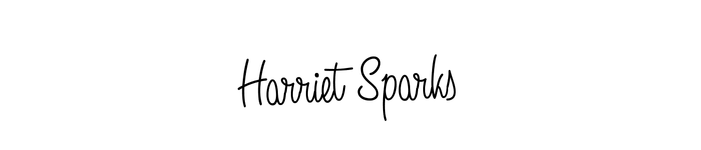 Design your own signature with our free online signature maker. With this signature software, you can create a handwritten (Angelique-Rose-font-FFP) signature for name Harriet Sparks. Harriet Sparks signature style 5 images and pictures png