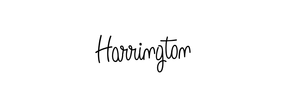 Use a signature maker to create a handwritten signature online. With this signature software, you can design (Angelique-Rose-font-FFP) your own signature for name Harrington. Harrington signature style 5 images and pictures png