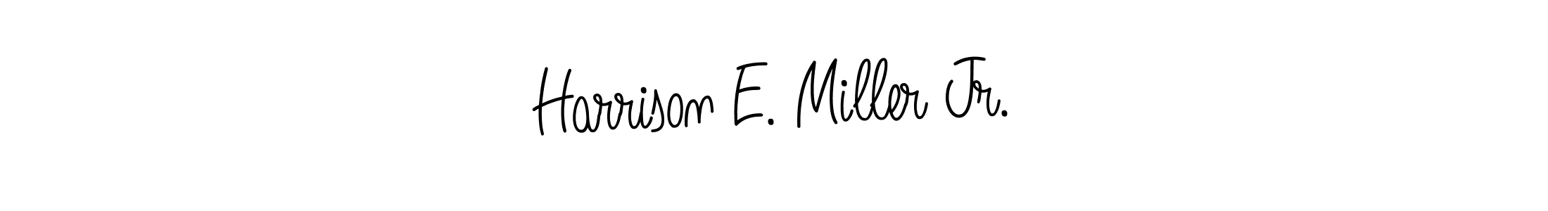 if you are searching for the best signature style for your name Harrison E. Miller Jr.. so please give up your signature search. here we have designed multiple signature styles  using Angelique-Rose-font-FFP. Harrison E. Miller Jr. signature style 5 images and pictures png