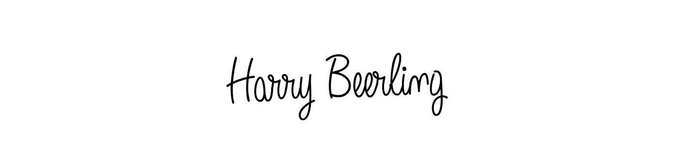 The best way (Angelique-Rose-font-FFP) to make a short signature is to pick only two or three words in your name. The name Harry Beerling include a total of six letters. For converting this name. Harry Beerling signature style 5 images and pictures png
