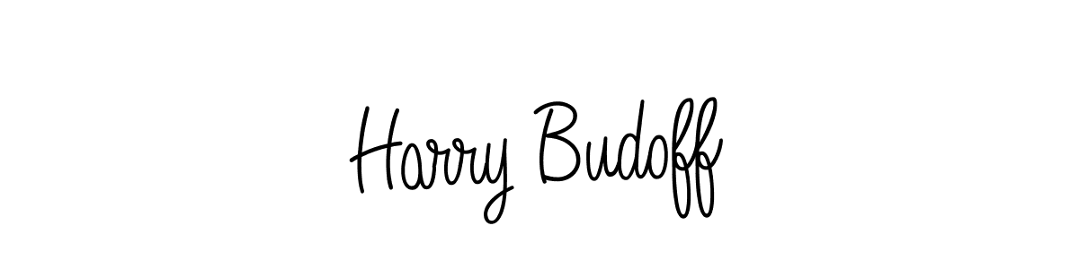 How to make Harry Budoff signature? Angelique-Rose-font-FFP is a professional autograph style. Create handwritten signature for Harry Budoff name. Harry Budoff signature style 5 images and pictures png