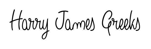 Explore multiple handwriting variations for Harry James Greeks including this stunning Angelique-Rose-font-FFP design. Free to use across all platforms. Harry James Greeks signature style 5 images and pictures png