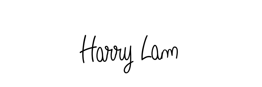 Design your own signature with our free online signature maker. With this signature software, you can create a handwritten (Angelique-Rose-font-FFP) signature for name Harry Lam. Harry Lam signature style 5 images and pictures png