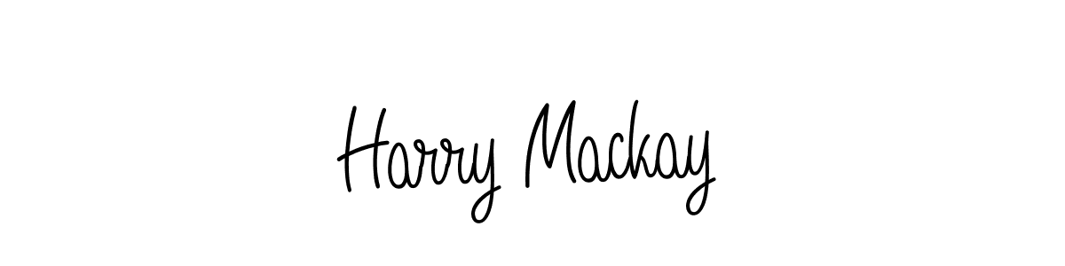 Use a signature maker to create a handwritten signature online. With this signature software, you can design (Angelique-Rose-font-FFP) your own signature for name Harry Mackay. Harry Mackay signature style 5 images and pictures png