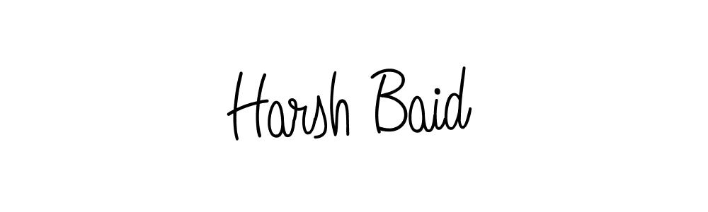 Here are the top 10 professional signature styles for the name Harsh Baid. These are the best autograph styles you can use for your name. Harsh Baid signature style 5 images and pictures png