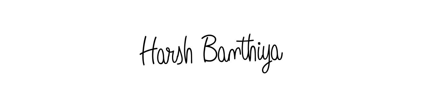 Make a short Harsh Banthiya signature style. Manage your documents anywhere anytime using Angelique-Rose-font-FFP. Create and add eSignatures, submit forms, share and send files easily. Harsh Banthiya signature style 5 images and pictures png