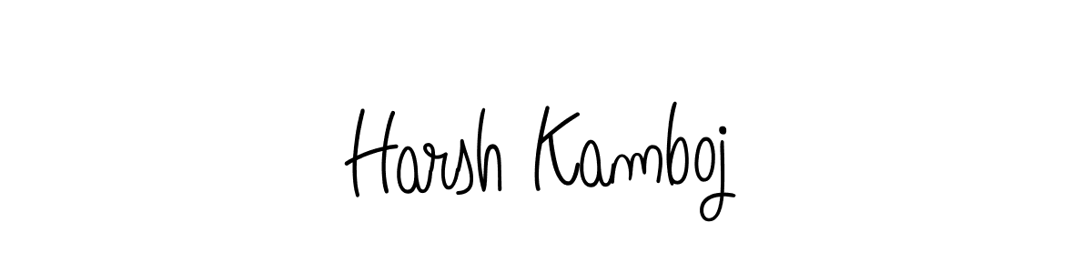 Once you've used our free online signature maker to create your best signature Angelique-Rose-font-FFP style, it's time to enjoy all of the benefits that Harsh Kamboj name signing documents. Harsh Kamboj signature style 5 images and pictures png