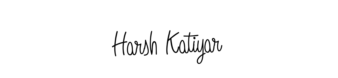 Make a beautiful signature design for name Harsh Katiyar. Use this online signature maker to create a handwritten signature for free. Harsh Katiyar signature style 5 images and pictures png