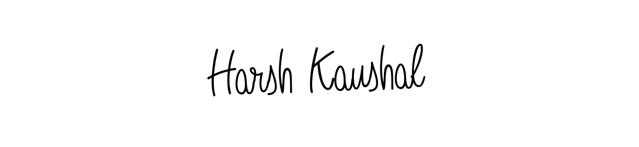 You can use this online signature creator to create a handwritten signature for the name Harsh Kaushal. This is the best online autograph maker. Harsh Kaushal signature style 5 images and pictures png