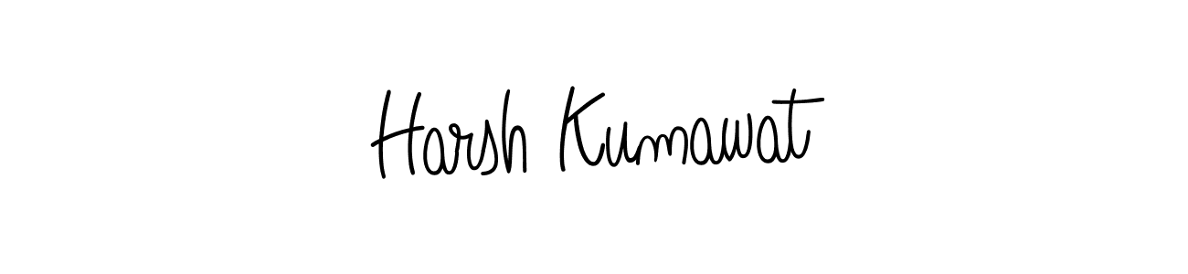 How to make Harsh Kumawat signature? Angelique-Rose-font-FFP is a professional autograph style. Create handwritten signature for Harsh Kumawat name. Harsh Kumawat signature style 5 images and pictures png