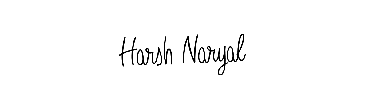 if you are searching for the best signature style for your name Harsh Naryal. so please give up your signature search. here we have designed multiple signature styles  using Angelique-Rose-font-FFP. Harsh Naryal signature style 5 images and pictures png