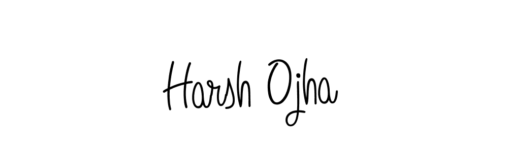 It looks lik you need a new signature style for name Harsh Ojha. Design unique handwritten (Angelique-Rose-font-FFP) signature with our free signature maker in just a few clicks. Harsh Ojha signature style 5 images and pictures png