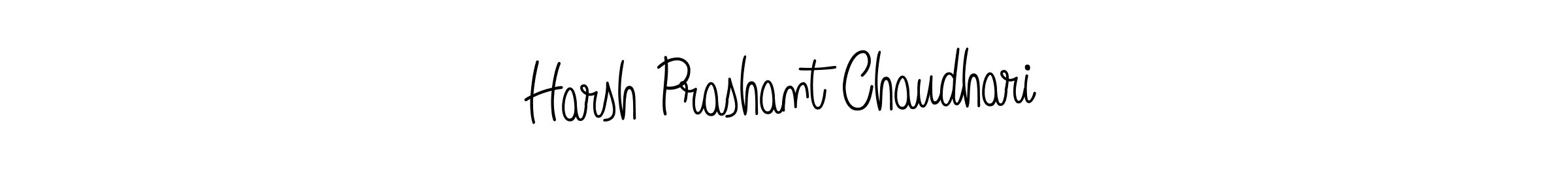 Create a beautiful signature design for name Harsh Prashant Chaudhari. With this signature (Angelique-Rose-font-FFP) fonts, you can make a handwritten signature for free. Harsh Prashant Chaudhari signature style 5 images and pictures png