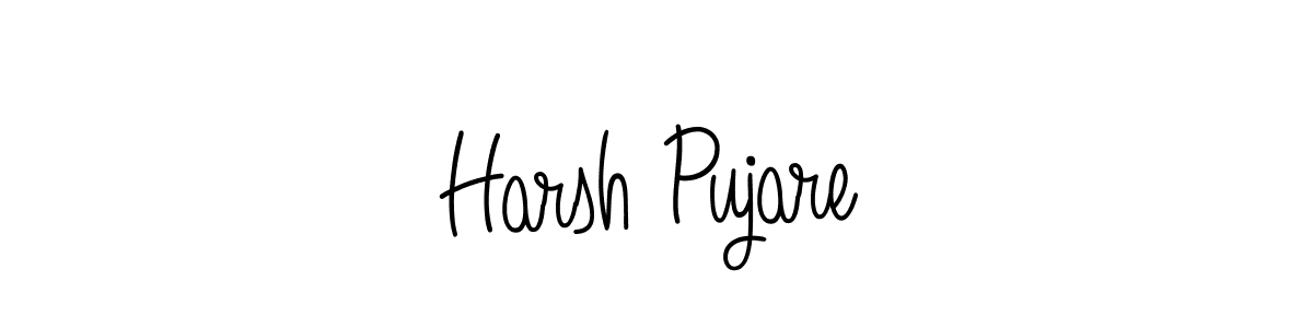 It looks lik you need a new signature style for name Harsh Pujare. Design unique handwritten (Angelique-Rose-font-FFP) signature with our free signature maker in just a few clicks. Harsh Pujare signature style 5 images and pictures png