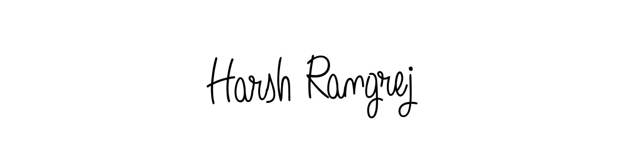 Once you've used our free online signature maker to create your best signature Angelique-Rose-font-FFP style, it's time to enjoy all of the benefits that Harsh Rangrej name signing documents. Harsh Rangrej signature style 5 images and pictures png