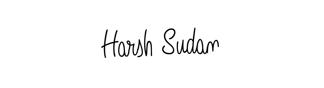 How to make Harsh Sudan name signature. Use Angelique-Rose-font-FFP style for creating short signs online. This is the latest handwritten sign. Harsh Sudan signature style 5 images and pictures png