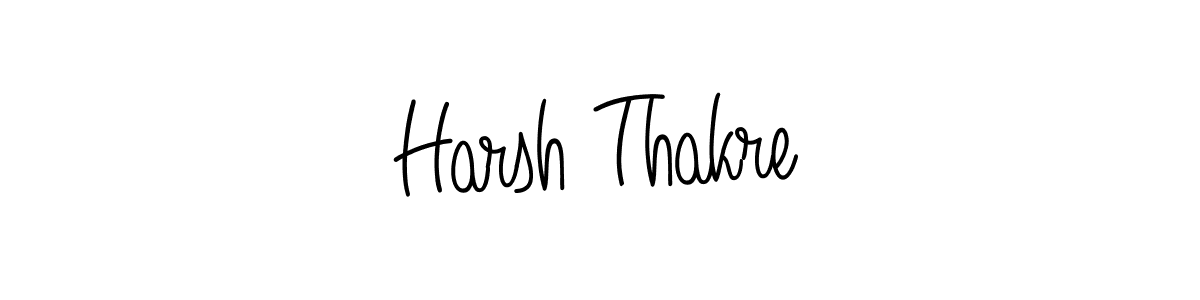 How to make Harsh Thakre name signature. Use Angelique-Rose-font-FFP style for creating short signs online. This is the latest handwritten sign. Harsh Thakre signature style 5 images and pictures png