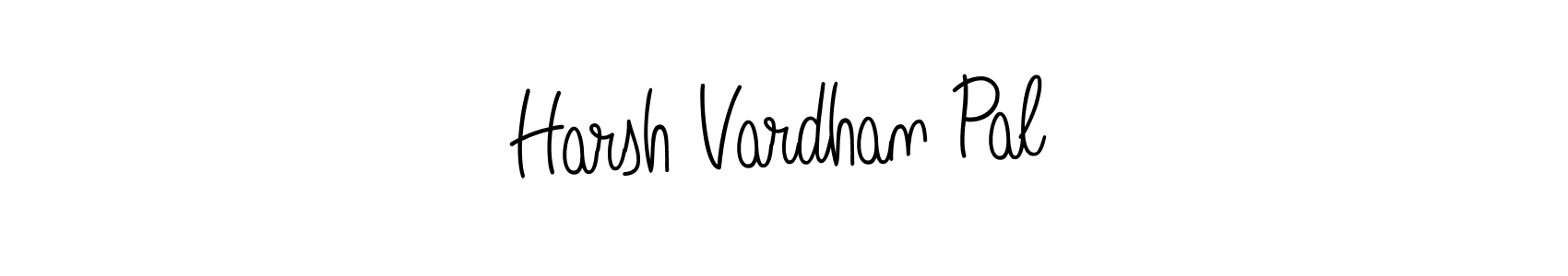 Use a signature maker to create a handwritten signature online. With this signature software, you can design (Angelique-Rose-font-FFP) your own signature for name Harsh Vardhan Pal. Harsh Vardhan Pal signature style 5 images and pictures png