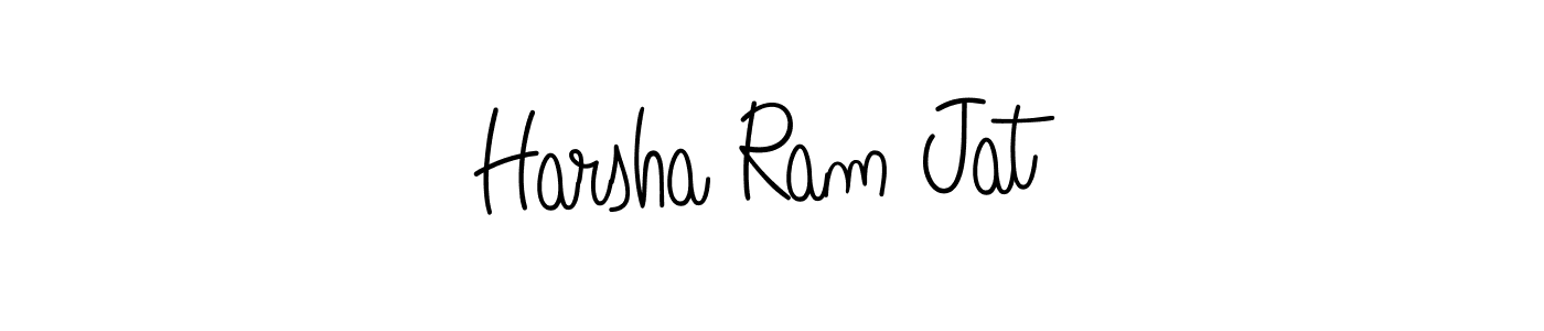 How to Draw Harsha Ram Jat signature style? Angelique-Rose-font-FFP is a latest design signature styles for name Harsha Ram Jat. Harsha Ram Jat signature style 5 images and pictures png