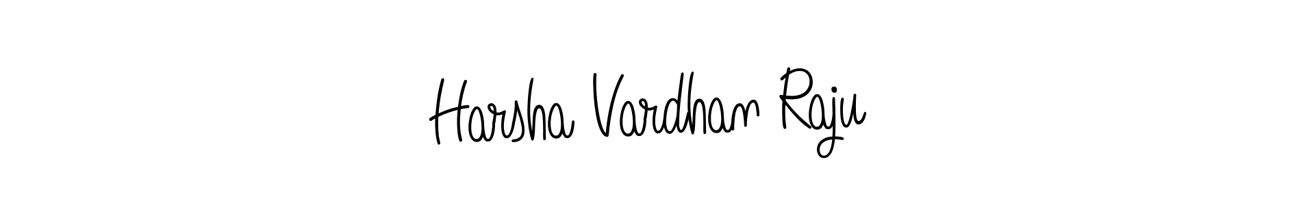 You should practise on your own different ways (Angelique-Rose-font-FFP) to write your name (Harsha Vardhan Raju) in signature. don't let someone else do it for you. Harsha Vardhan Raju signature style 5 images and pictures png