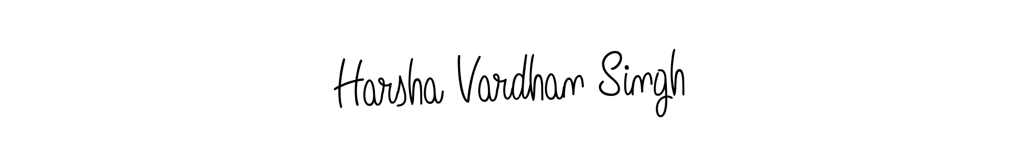 Design your own signature with our free online signature maker. With this signature software, you can create a handwritten (Angelique-Rose-font-FFP) signature for name Harsha Vardhan Singh. Harsha Vardhan Singh signature style 5 images and pictures png