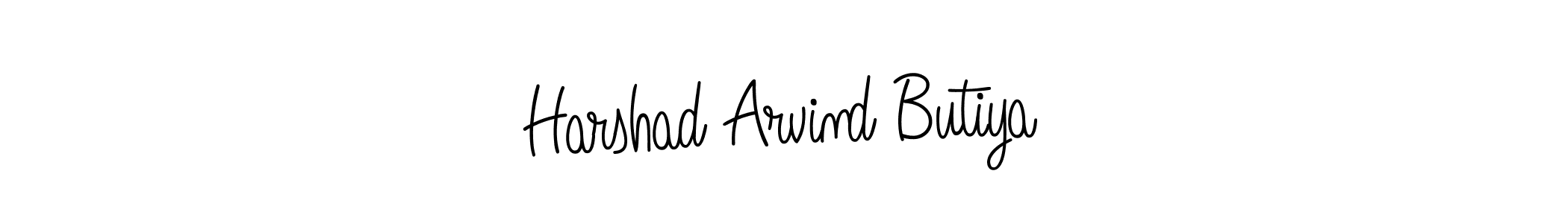 This is the best signature style for the Harshad Arvind Butiya name. Also you like these signature font (Angelique-Rose-font-FFP). Mix name signature. Harshad Arvind Butiya signature style 5 images and pictures png