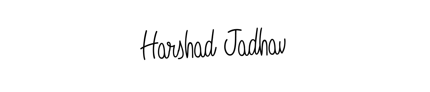 Once you've used our free online signature maker to create your best signature Angelique-Rose-font-FFP style, it's time to enjoy all of the benefits that Harshad Jadhav name signing documents. Harshad Jadhav signature style 5 images and pictures png