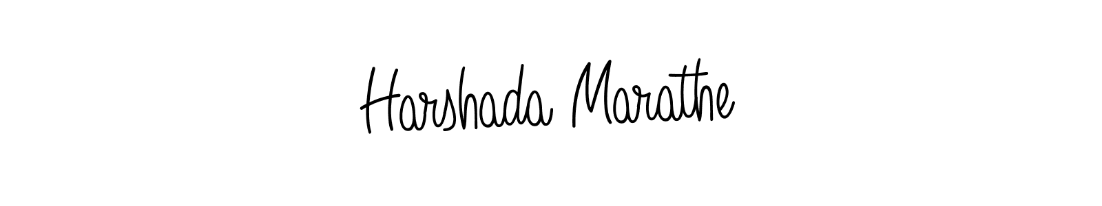 How to make Harshada Marathe signature? Angelique-Rose-font-FFP is a professional autograph style. Create handwritten signature for Harshada Marathe name. Harshada Marathe signature style 5 images and pictures png