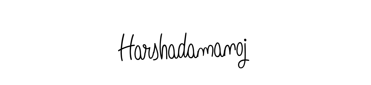 Make a beautiful signature design for name Harshadamanoj. Use this online signature maker to create a handwritten signature for free. Harshadamanoj signature style 5 images and pictures png