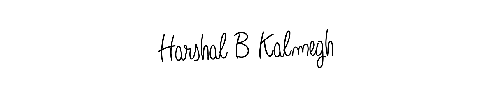 Make a short Harshal B Kalmegh signature style. Manage your documents anywhere anytime using Angelique-Rose-font-FFP. Create and add eSignatures, submit forms, share and send files easily. Harshal B Kalmegh signature style 5 images and pictures png