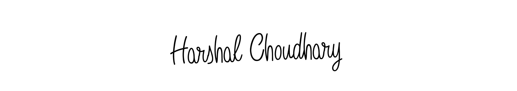 How to Draw Harshal Choudhary signature style? Angelique-Rose-font-FFP is a latest design signature styles for name Harshal Choudhary. Harshal Choudhary signature style 5 images and pictures png