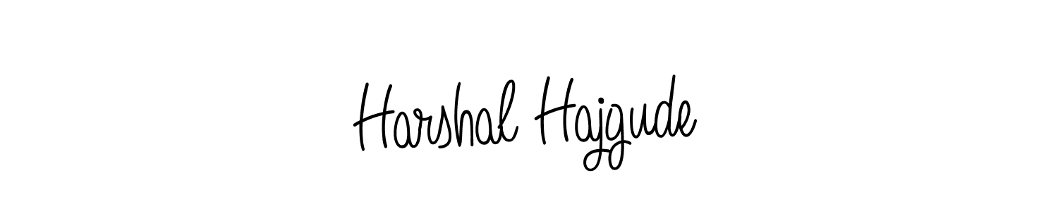 How to make Harshal Hajgude signature? Angelique-Rose-font-FFP is a professional autograph style. Create handwritten signature for Harshal Hajgude name. Harshal Hajgude signature style 5 images and pictures png