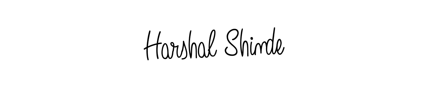 Create a beautiful signature design for name Harshal Shinde. With this signature (Angelique-Rose-font-FFP) fonts, you can make a handwritten signature for free. Harshal Shinde signature style 5 images and pictures png