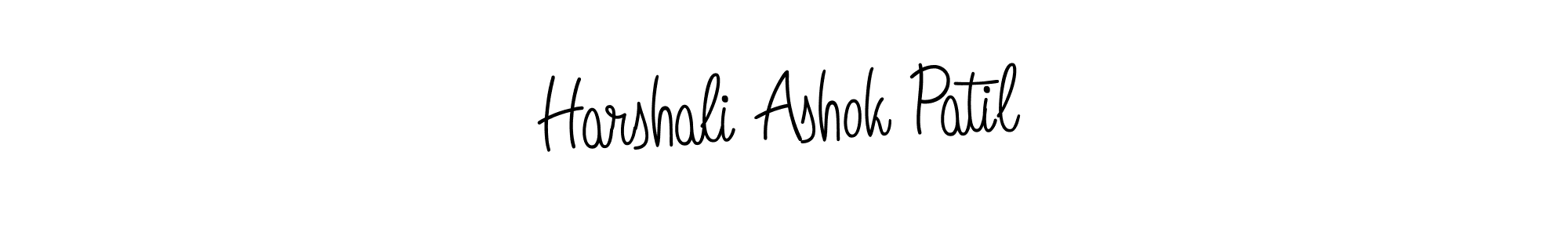 Make a beautiful signature design for name Harshali Ashok Patil. Use this online signature maker to create a handwritten signature for free. Harshali Ashok Patil signature style 5 images and pictures png