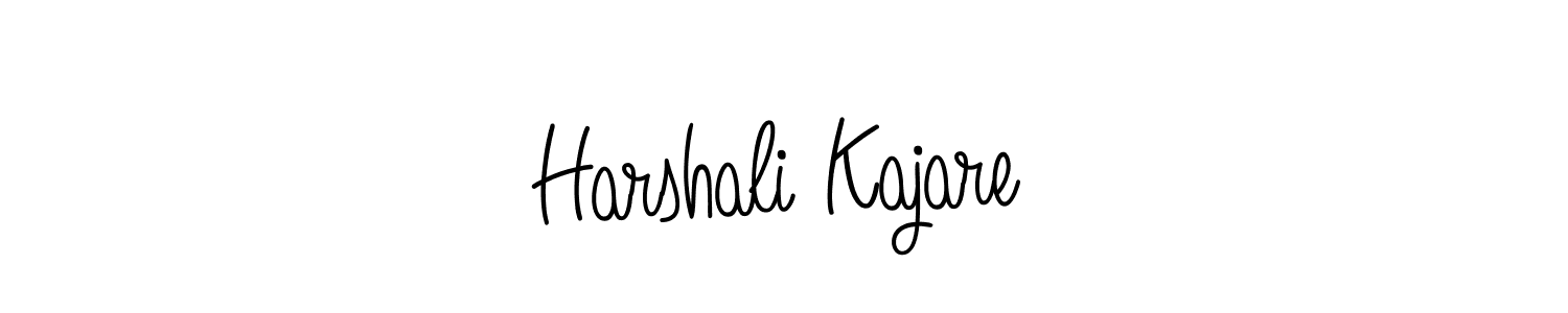 How to Draw Harshali Kajare signature style? Angelique-Rose-font-FFP is a latest design signature styles for name Harshali Kajare. Harshali Kajare signature style 5 images and pictures png