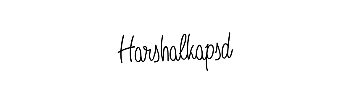 Similarly Angelique-Rose-font-FFP is the best handwritten signature design. Signature creator online .You can use it as an online autograph creator for name Harshalkapsd. Harshalkapsd signature style 5 images and pictures png