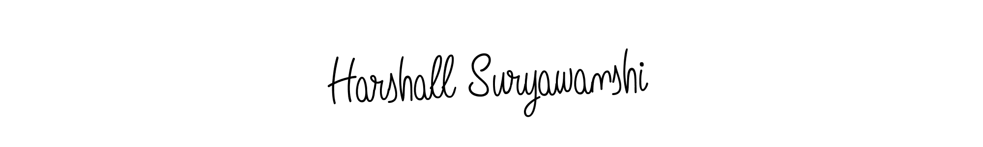 Harshall Suryawanshi stylish signature style. Best Handwritten Sign (Angelique-Rose-font-FFP) for my name. Handwritten Signature Collection Ideas for my name Harshall Suryawanshi. Harshall Suryawanshi signature style 5 images and pictures png