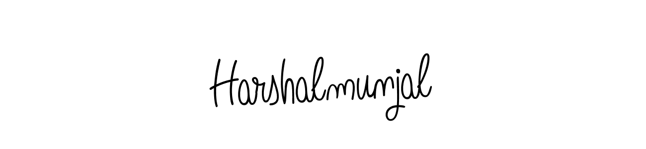 How to Draw Harshalmunjal signature style? Angelique-Rose-font-FFP is a latest design signature styles for name Harshalmunjal. Harshalmunjal signature style 5 images and pictures png