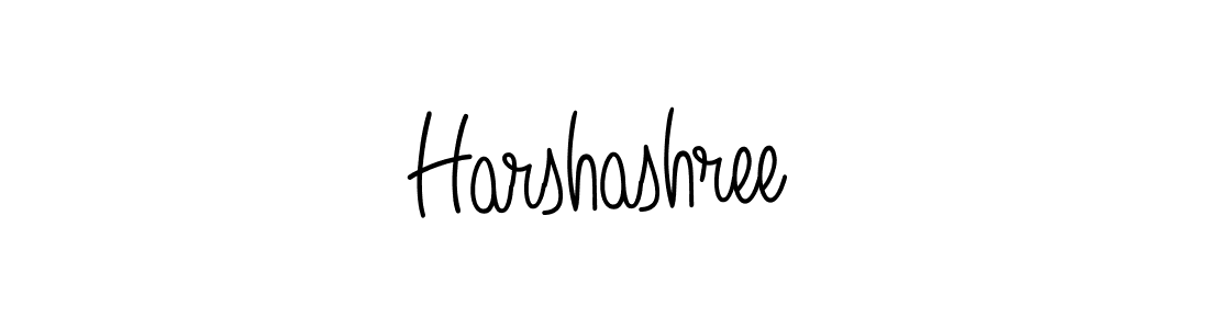 Design your own signature with our free online signature maker. With this signature software, you can create a handwritten (Angelique-Rose-font-FFP) signature for name Harshashree. Harshashree signature style 5 images and pictures png