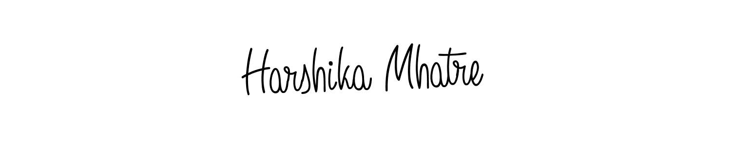 Make a short Harshika Mhatre signature style. Manage your documents anywhere anytime using Angelique-Rose-font-FFP. Create and add eSignatures, submit forms, share and send files easily. Harshika Mhatre signature style 5 images and pictures png