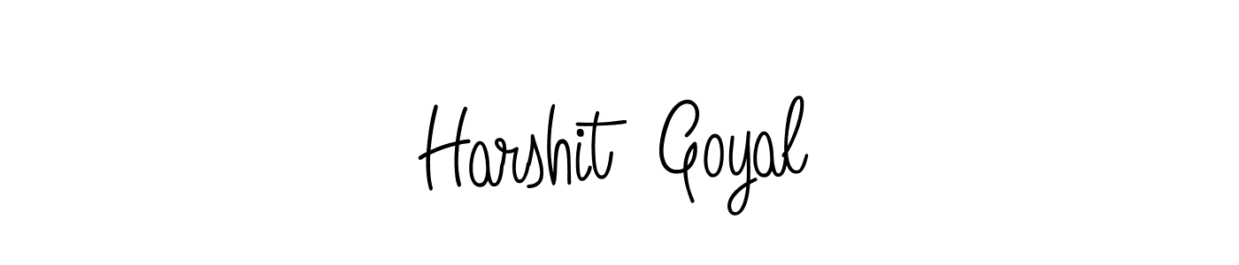 Once you've used our free online signature maker to create your best signature Angelique-Rose-font-FFP style, it's time to enjoy all of the benefits that Harshit  Goyal name signing documents. Harshit  Goyal signature style 5 images and pictures png