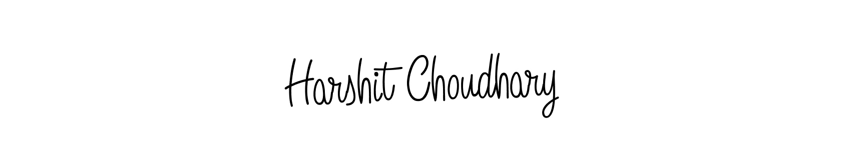 How to make Harshit Choudhary name signature. Use Angelique-Rose-font-FFP style for creating short signs online. This is the latest handwritten sign. Harshit Choudhary signature style 5 images and pictures png