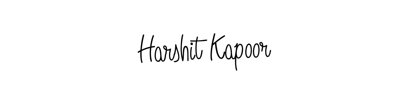 Harshit Kapoor stylish signature style. Best Handwritten Sign (Angelique-Rose-font-FFP) for my name. Handwritten Signature Collection Ideas for my name Harshit Kapoor. Harshit Kapoor signature style 5 images and pictures png