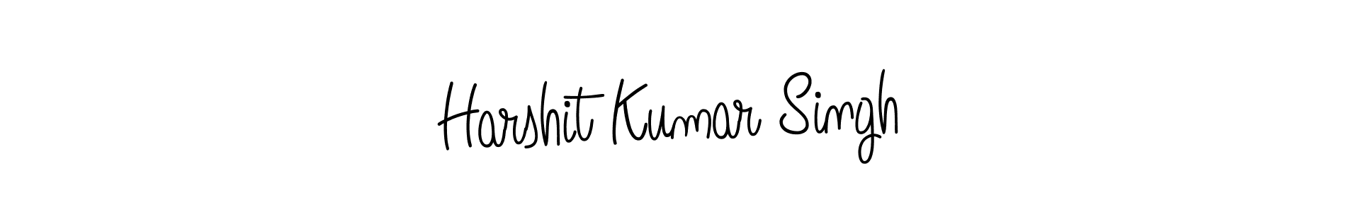 Also we have Harshit Kumar Singh name is the best signature style. Create professional handwritten signature collection using Angelique-Rose-font-FFP autograph style. Harshit Kumar Singh signature style 5 images and pictures png