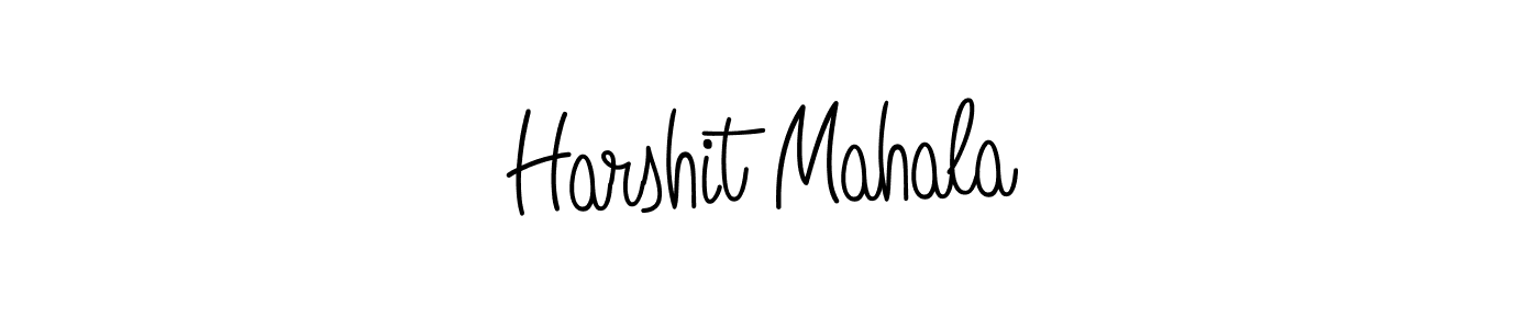 Also we have Harshit Mahala name is the best signature style. Create professional handwritten signature collection using Angelique-Rose-font-FFP autograph style. Harshit Mahala signature style 5 images and pictures png