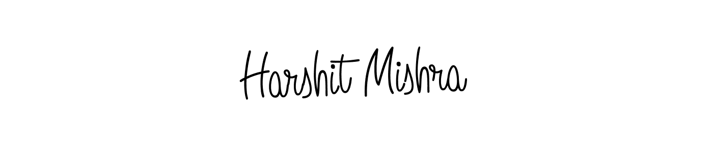 You should practise on your own different ways (Angelique-Rose-font-FFP) to write your name (Harshit Mishra) in signature. don't let someone else do it for you. Harshit Mishra signature style 5 images and pictures png