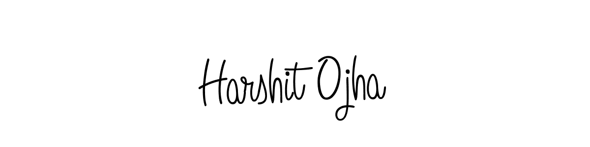 Make a short Harshit Ojha signature style. Manage your documents anywhere anytime using Angelique-Rose-font-FFP. Create and add eSignatures, submit forms, share and send files easily. Harshit Ojha signature style 5 images and pictures png
