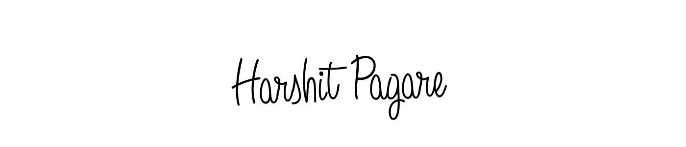 Create a beautiful signature design for name Harshit Pagare. With this signature (Angelique-Rose-font-FFP) fonts, you can make a handwritten signature for free. Harshit Pagare signature style 5 images and pictures png