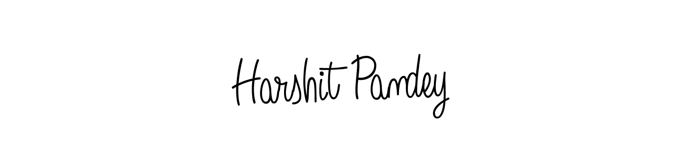 Create a beautiful signature design for name Harshit Pandey. With this signature (Angelique-Rose-font-FFP) fonts, you can make a handwritten signature for free. Harshit Pandey signature style 5 images and pictures png