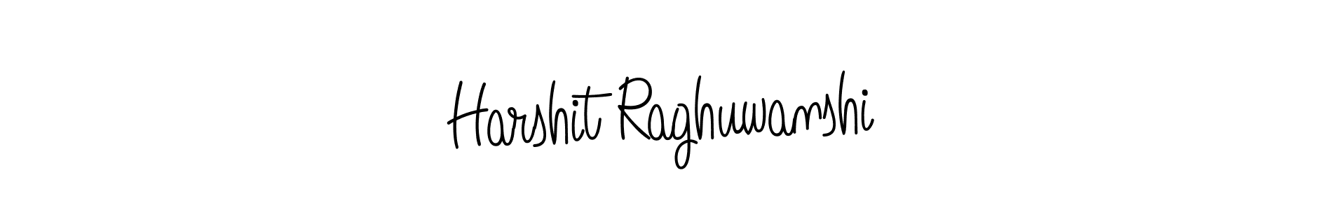 Use a signature maker to create a handwritten signature online. With this signature software, you can design (Angelique-Rose-font-FFP) your own signature for name Harshit Raghuwanshi. Harshit Raghuwanshi signature style 5 images and pictures png